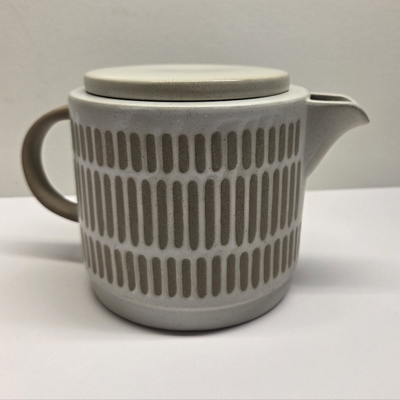 Indigo Other - Modern Boho Ceramic Tea Pot Loose Leaf Steep 4 Cup Minimalist Neutral